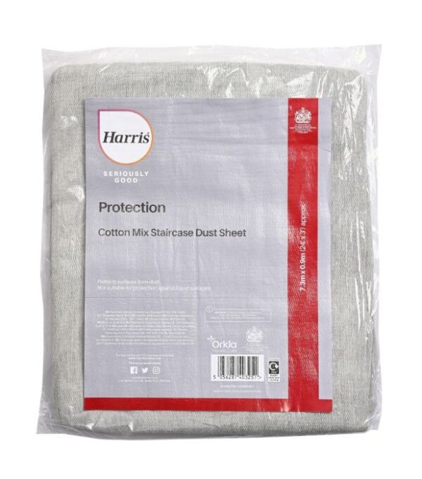 HARRIS SER GOOD COT RICH STAIRCASE DUST SHEET 102064201